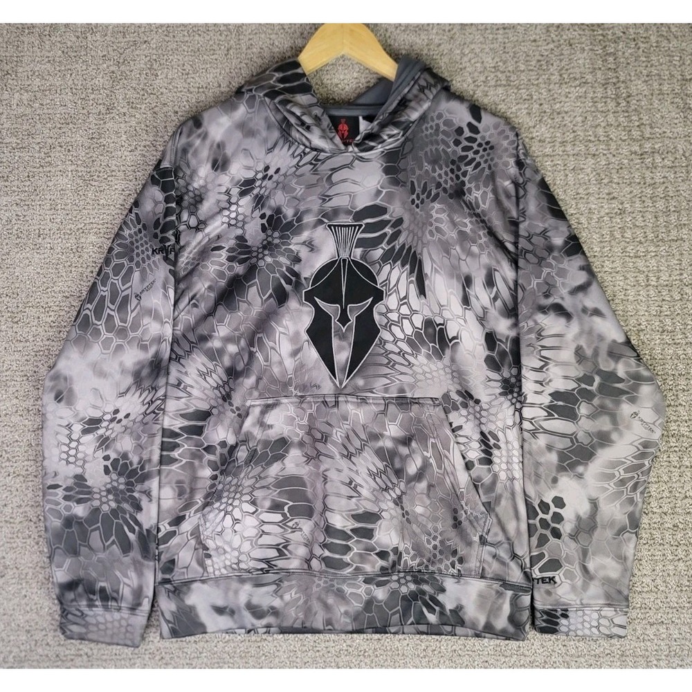Kryptek Raid Camo Pullover‎ Hoodie Sweatshirt Men's Size Small Outdoor Hunting